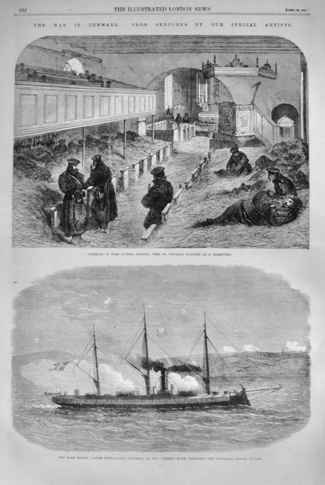 The Rolf Krake, Danish Gunboat - 1864