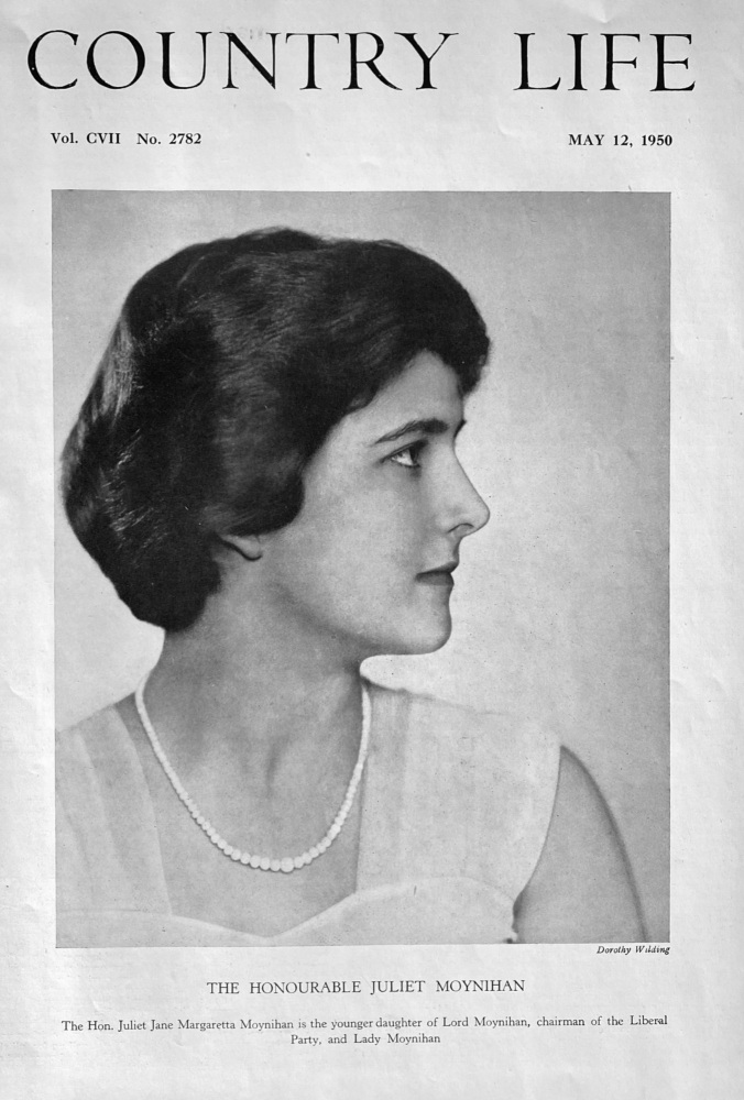 The Honourable Juliet Moynihan,  1950.
