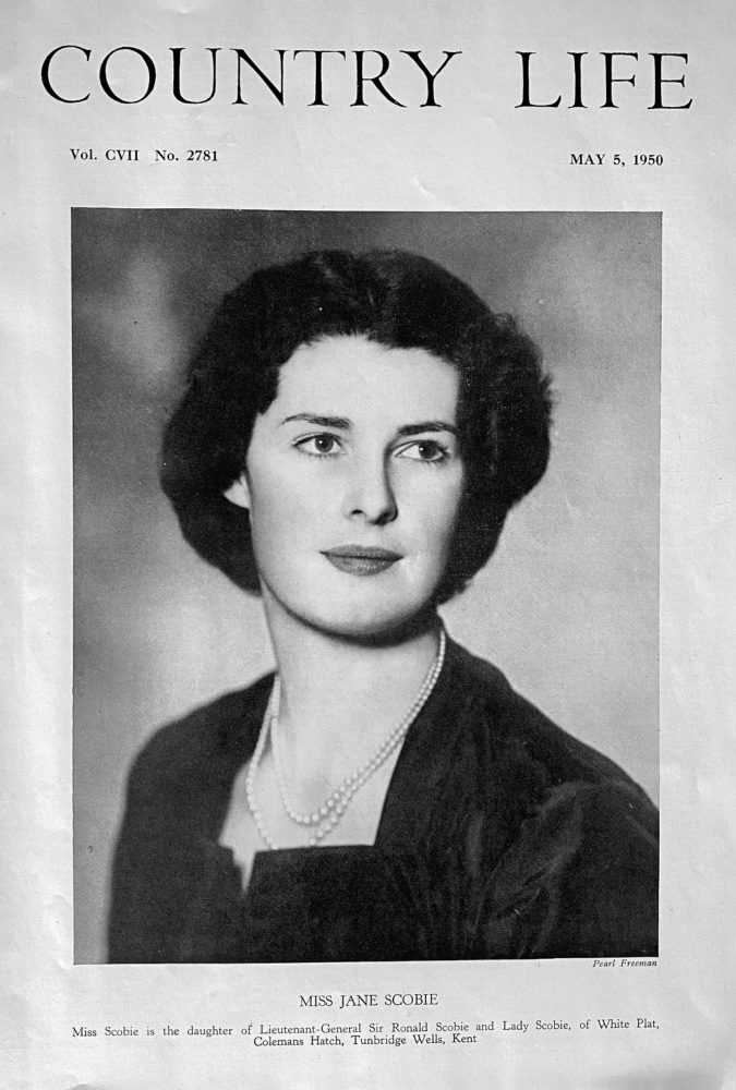 Miss Jane Scobie.  1950.