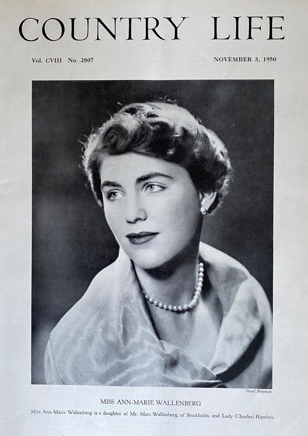 Country Life - November 3, 1950