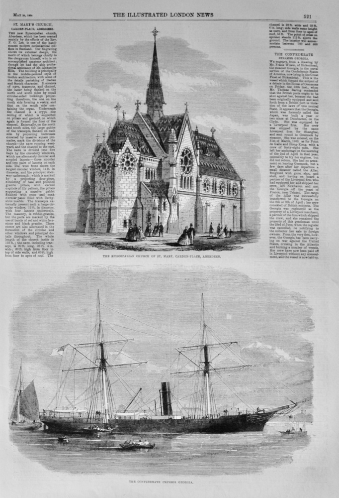 St Mary's Church, Aberdeen - 1864