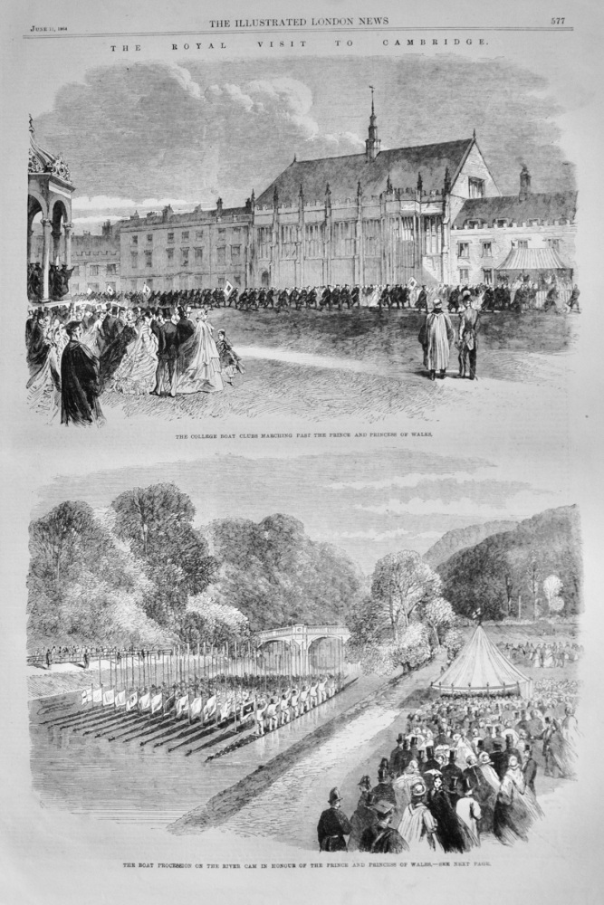 The Royal Visit to Cambridge - 1864