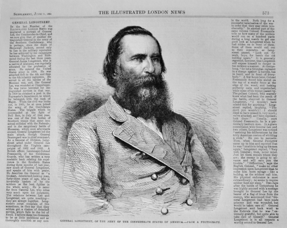 General Longstreet - 1864