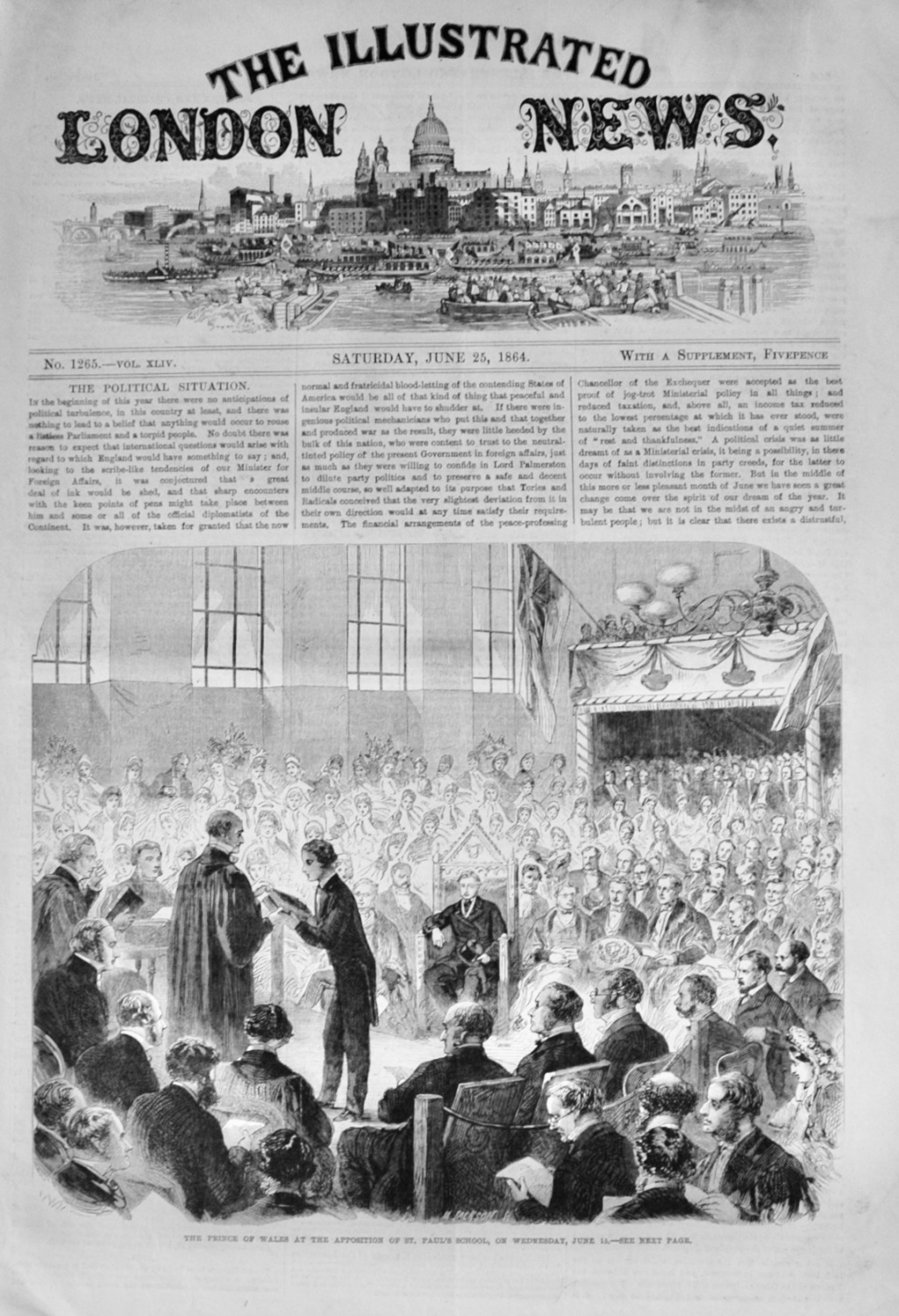 The Illustrated London News, June 25, 1864