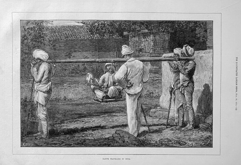Native Travelling in India - 1872