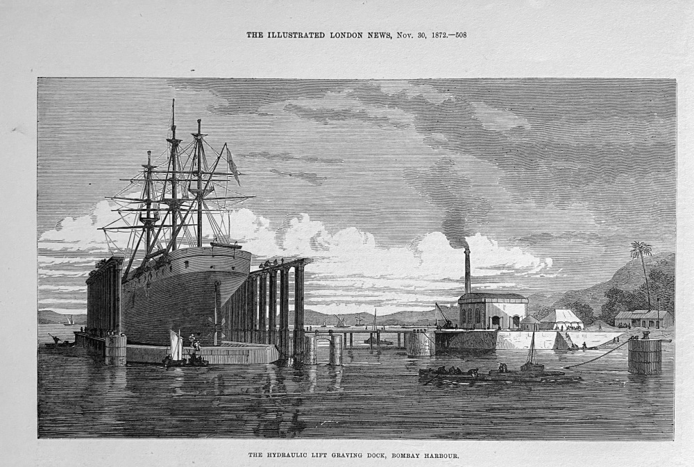 The Hydraulic Lift Graving Dock - 1872