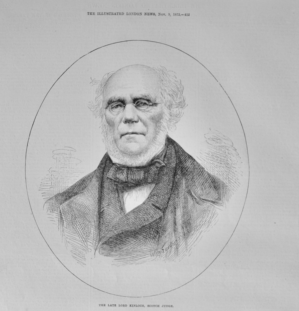 The Late Lord Kinloch - 1872