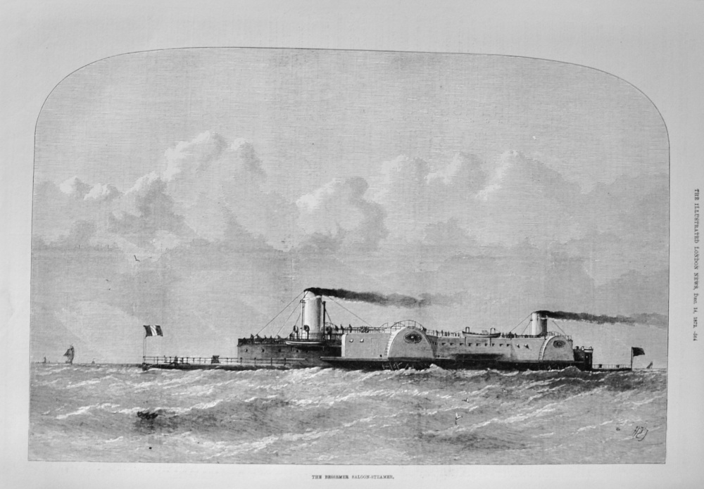 The Bessemer Saloon Steamer - 1872