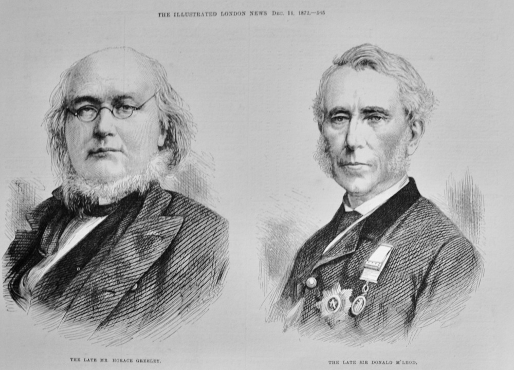 Mr Horace Greeley - 1872