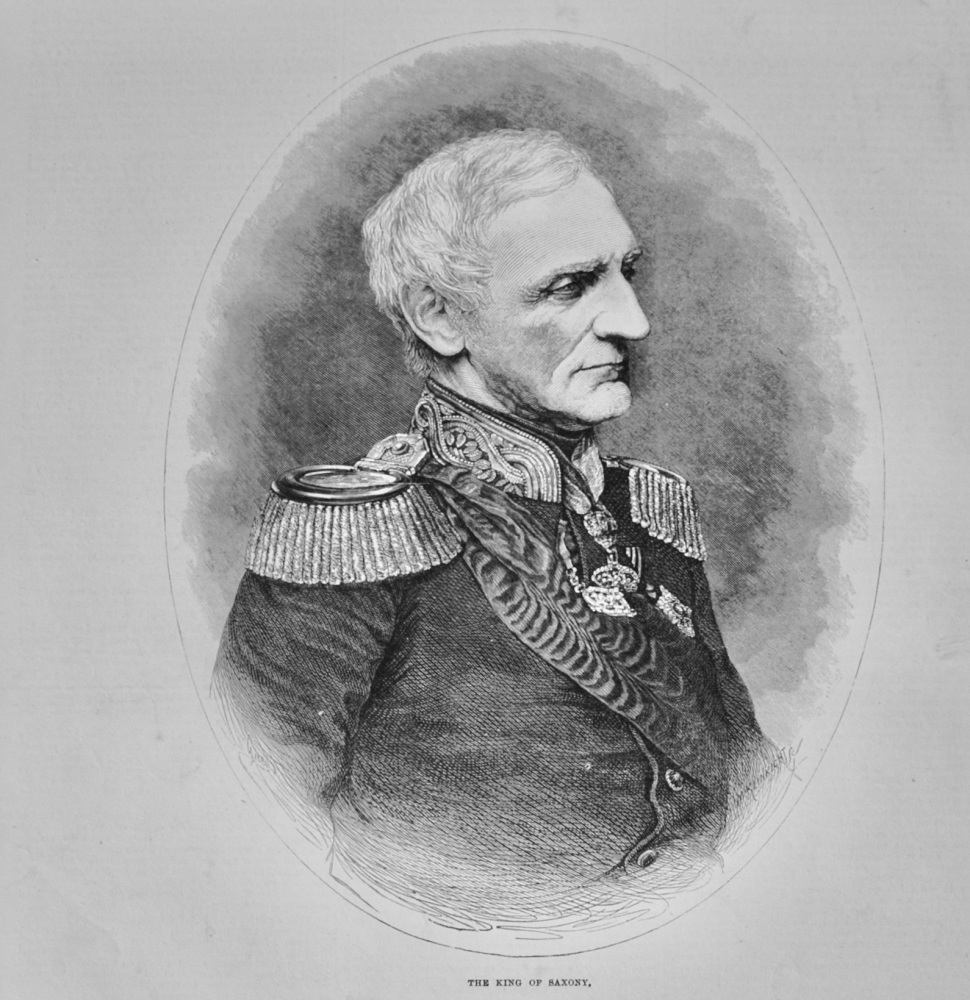 The King and Queen of Saxony - 1872