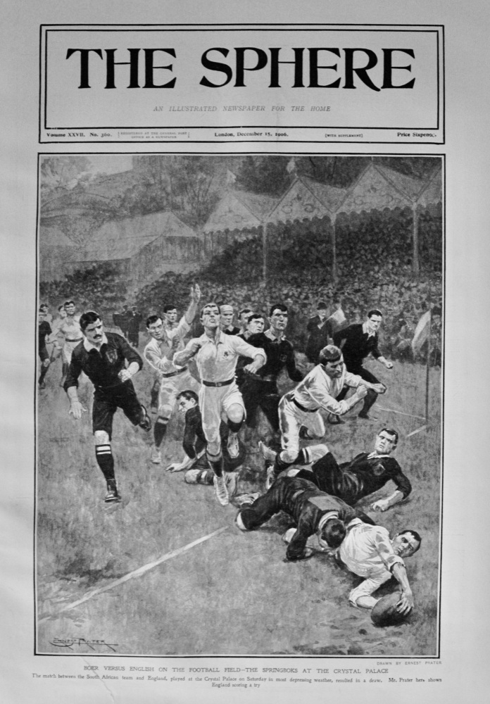Boer Versus English (Springboks) - 1906