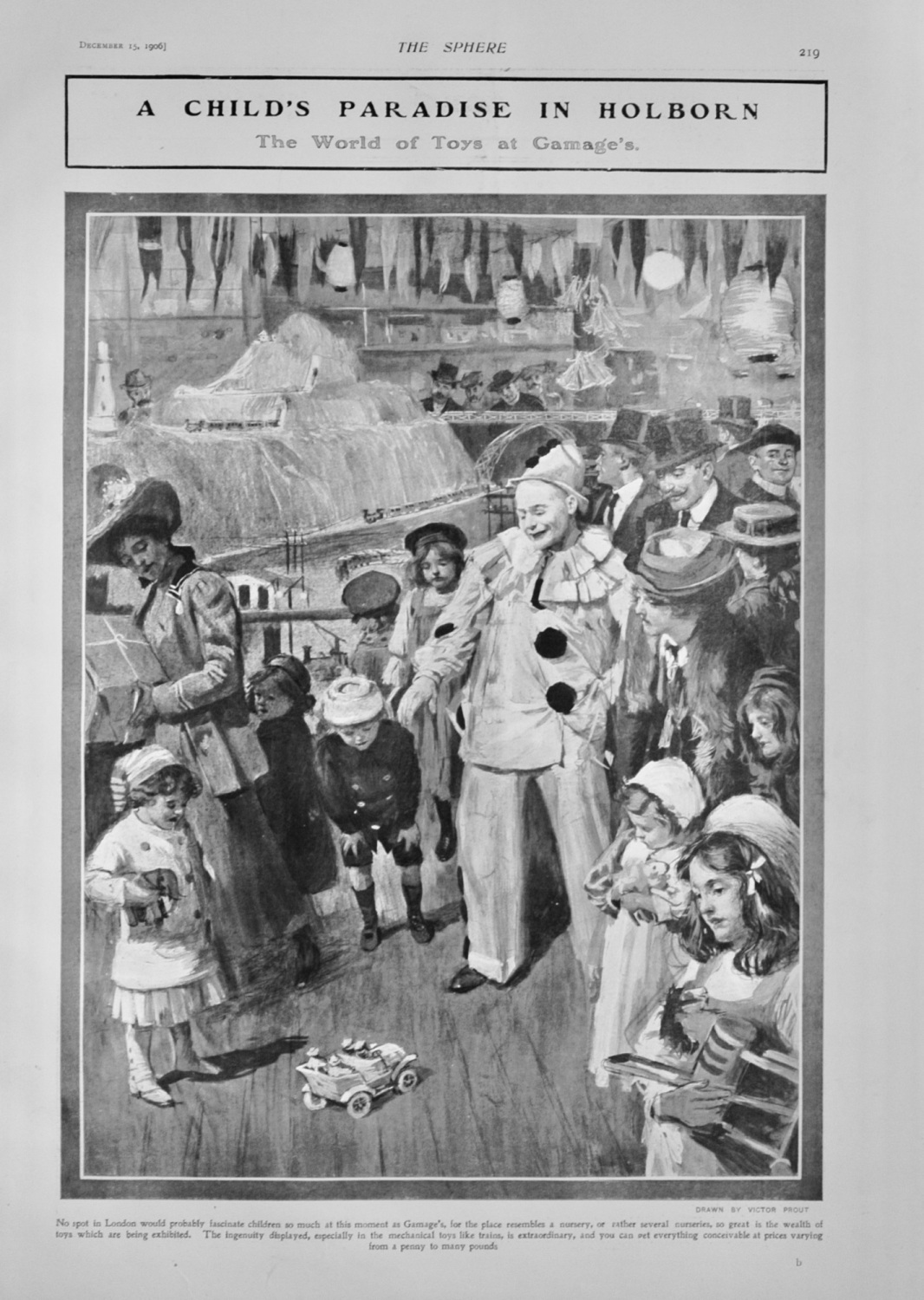 The World of Toys at Gamage's - 1906