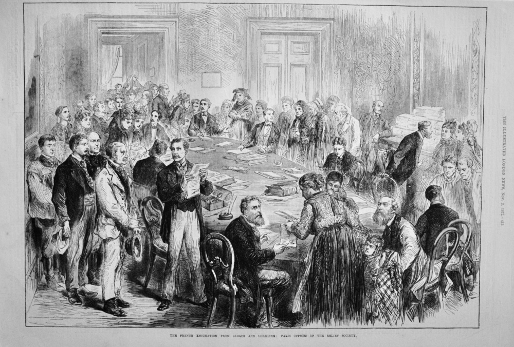 Paris Offices of the Relief Society - 1872