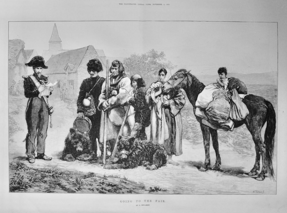Going to the Fair by G Regamey - 1872