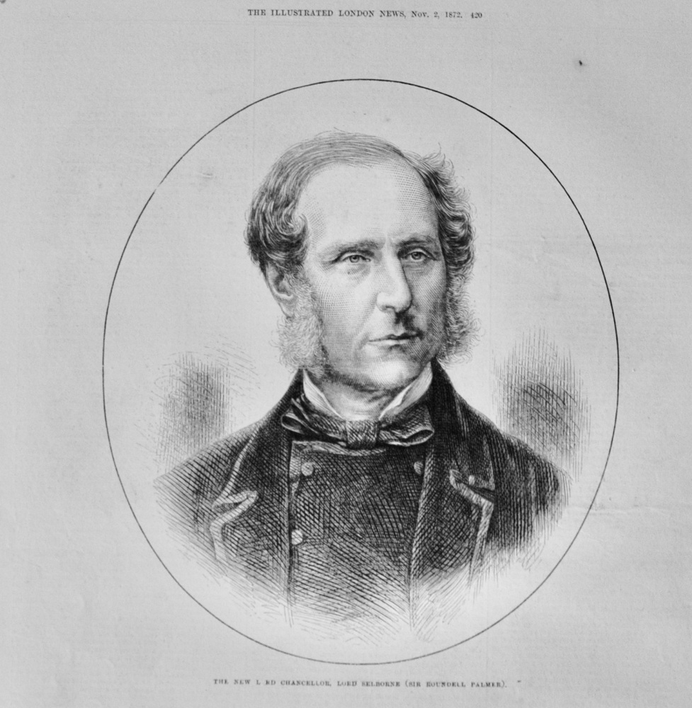Sir Roundell Palmer - 1872