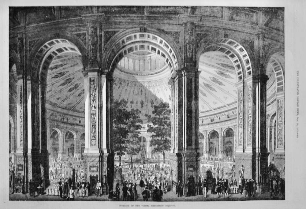 Interior of the Vienna Exhibition - 1872