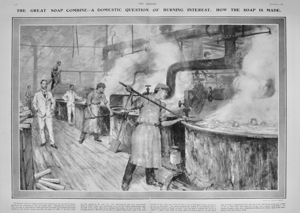 How Soap is made - 1906