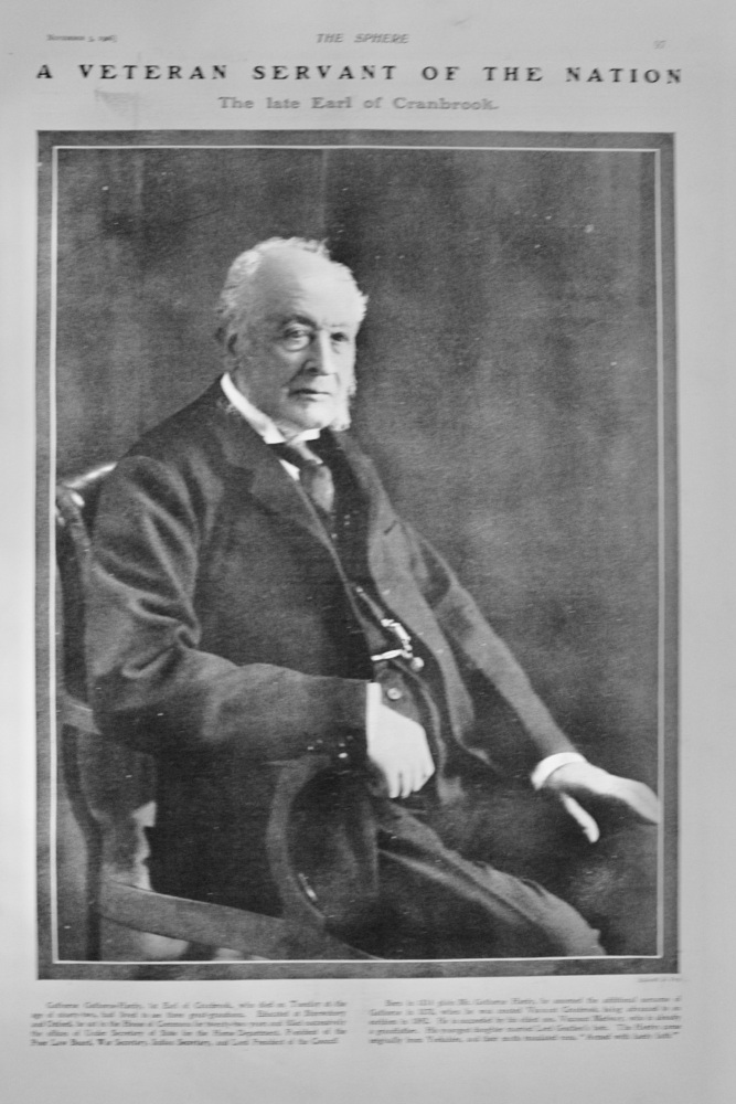 Earl of Cranbrook - 1906