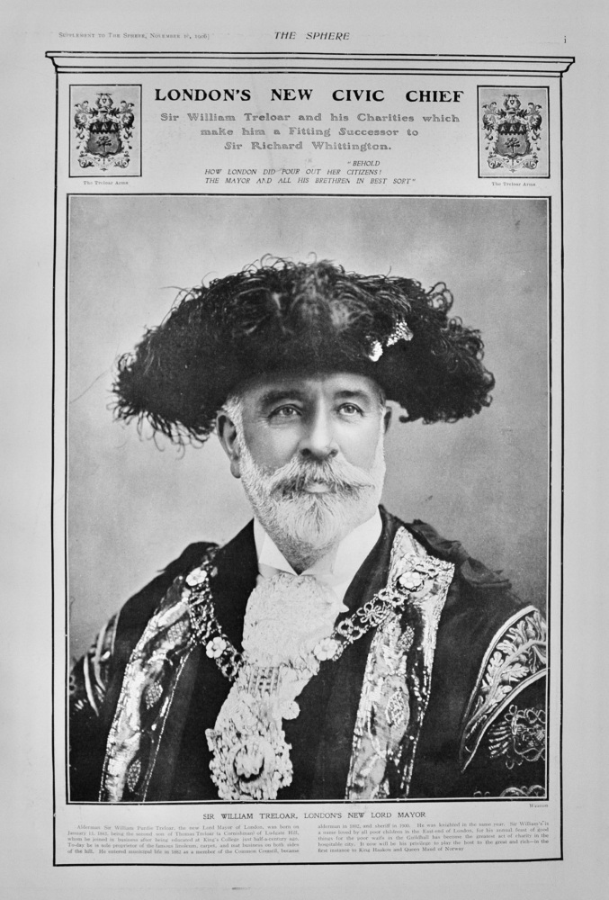 London's New Civic Chief - The Lord Mayor - 1906