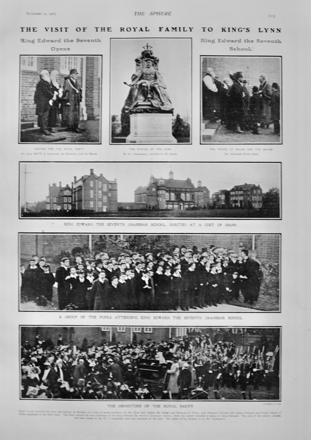 The Visit of the Royal Family to King's Lynn - 1906