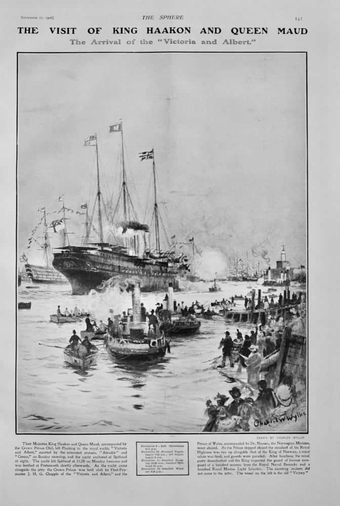 The Visit of King Haakon and Queen Maud - 1906