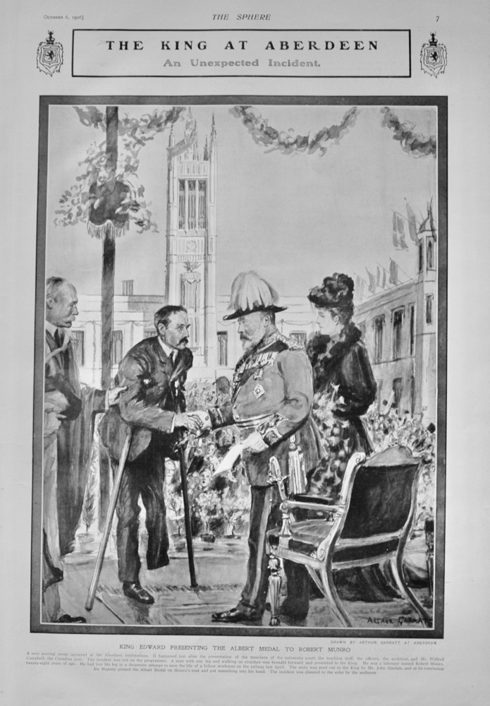 The King at Aberdeen - 1906