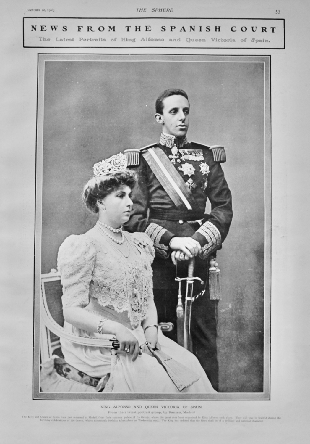 News from the Spanish Court - 1906