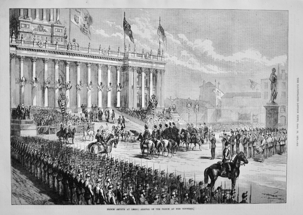 Prince Arthur at Leeds Townhall - 1872