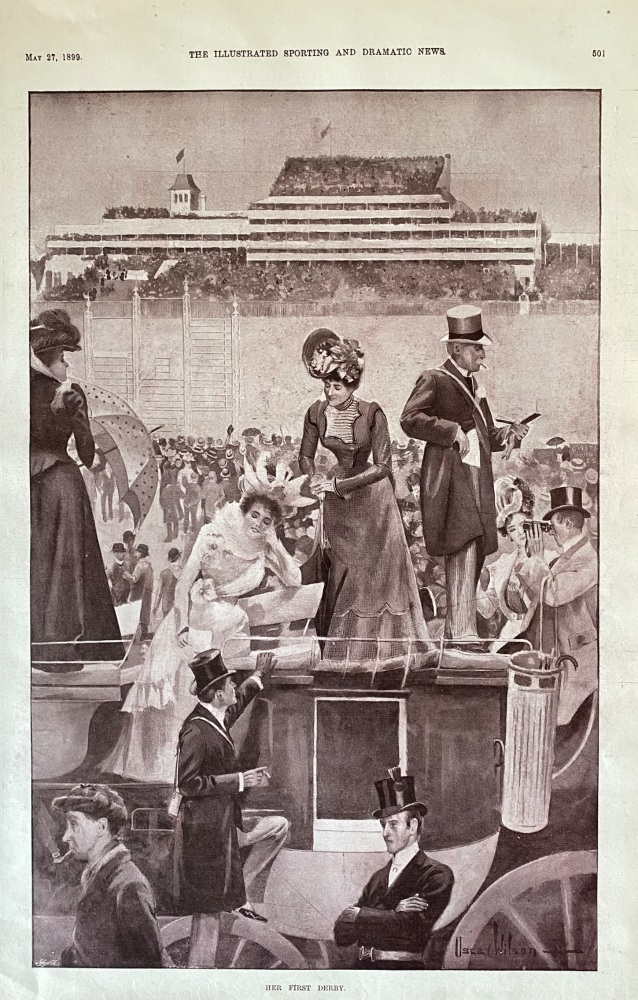Her First Derby.  1899.