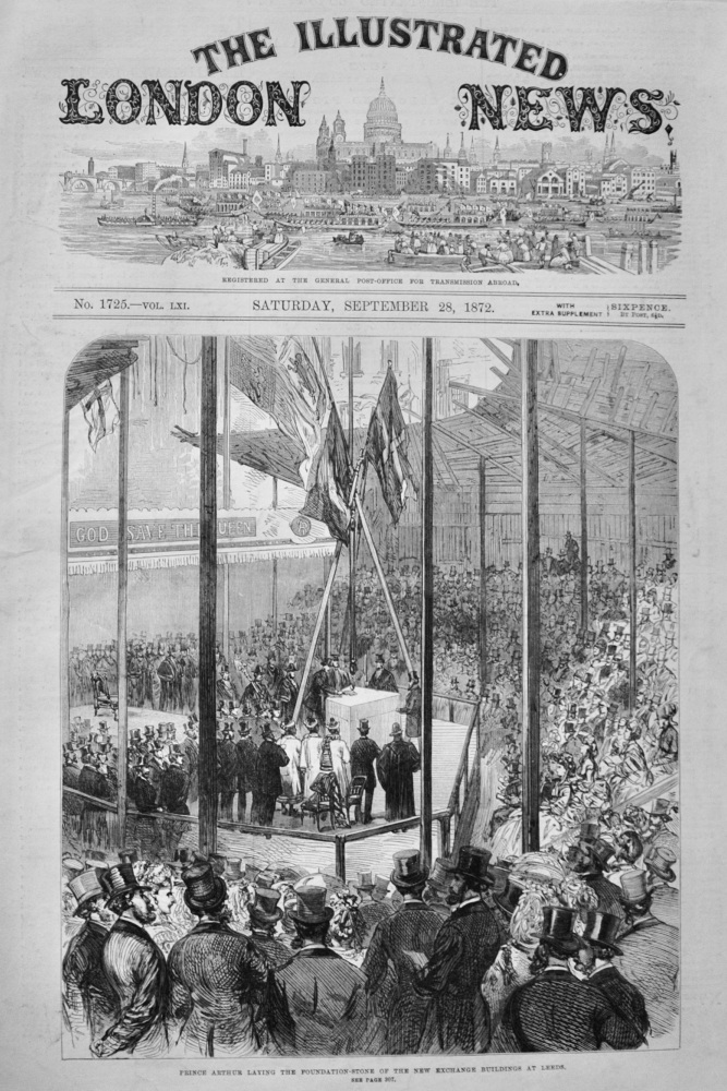 Prince Arthur at Leeds - 1872