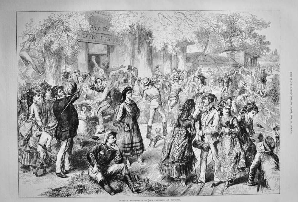 Holiday Amusements at Bougival - 1872
