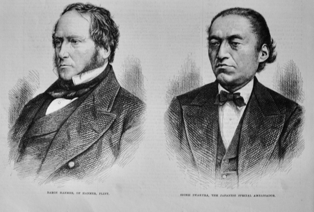 Baron Hanmer;  Sionii Iwakura - 1872