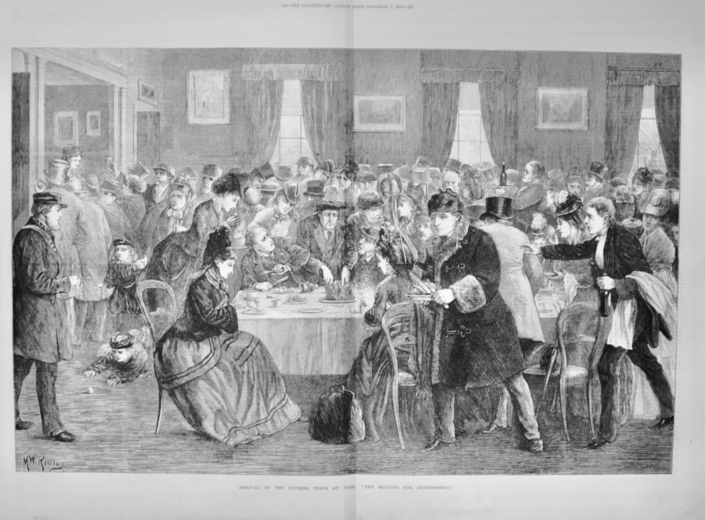 "Ten Minutes for Refreshment" - 1872