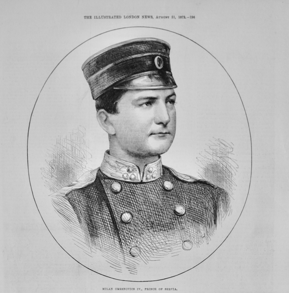 Milan Obrenovics IV - 1872