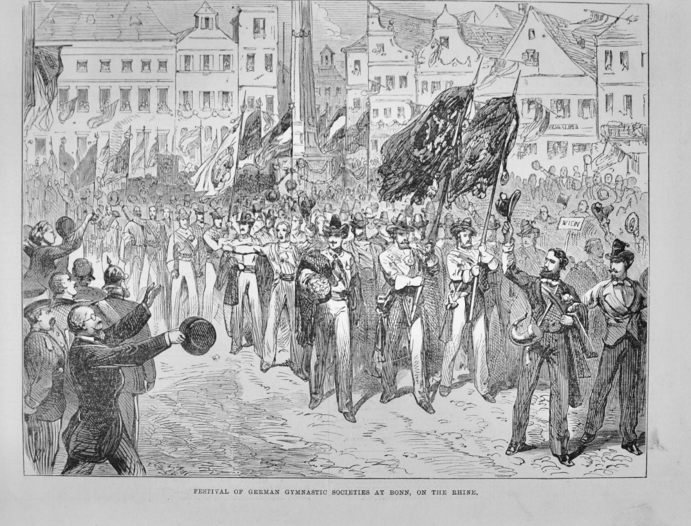 Festival of German Gymnastic Societies - 1872