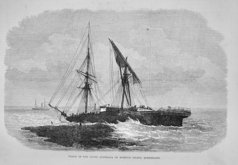 Wreck of the "Young Australia" - 1872