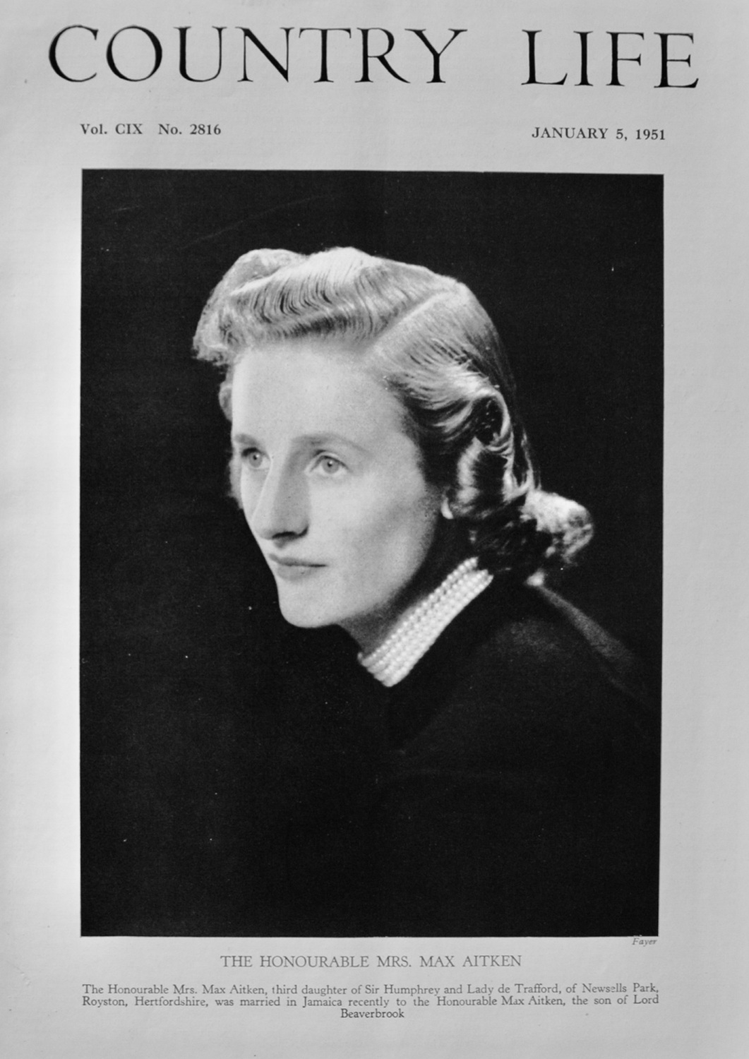 Country Life - January 5, 1951