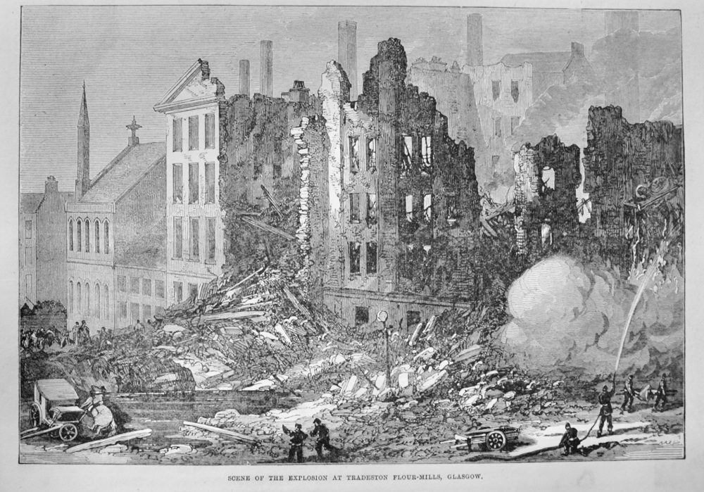 Explosion at Tradeston Flour Mills, Glasgow
