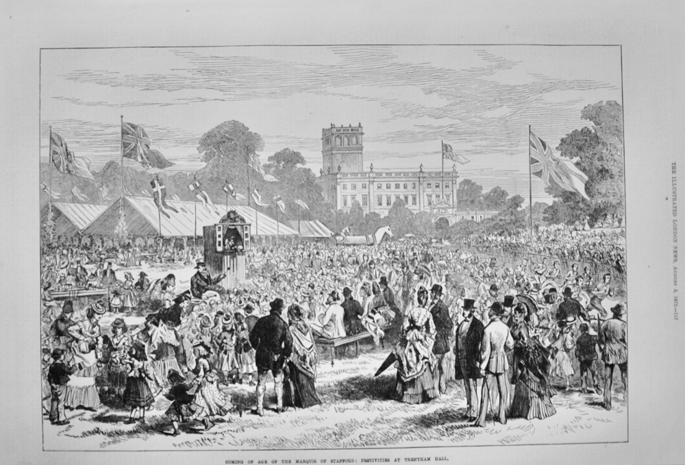 Festivities at Trentham Hall