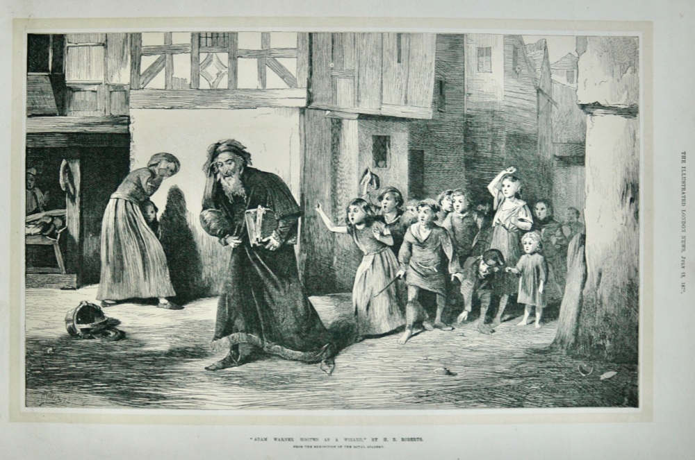 "Adam Warner hooted as a Wizard"