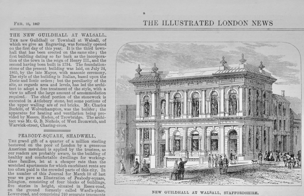 New Guildhall at Walsall