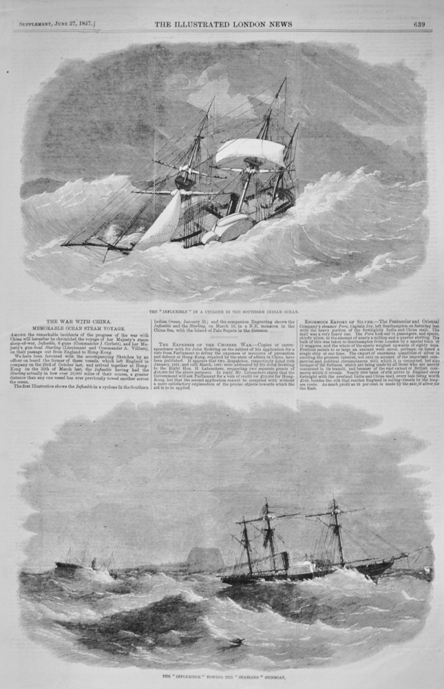 The War with China - A Memorable Ocean Steam Voyage