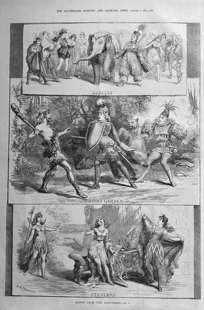 Scenes from the Pantomimes.- No. 1.  1881.