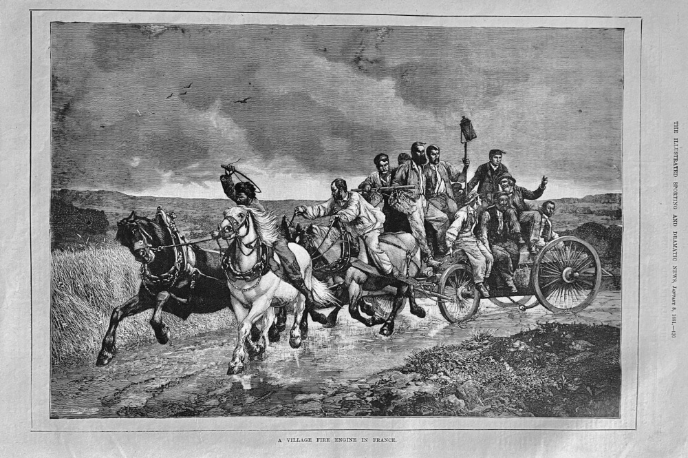 A Village Fire Engine in France,  181.