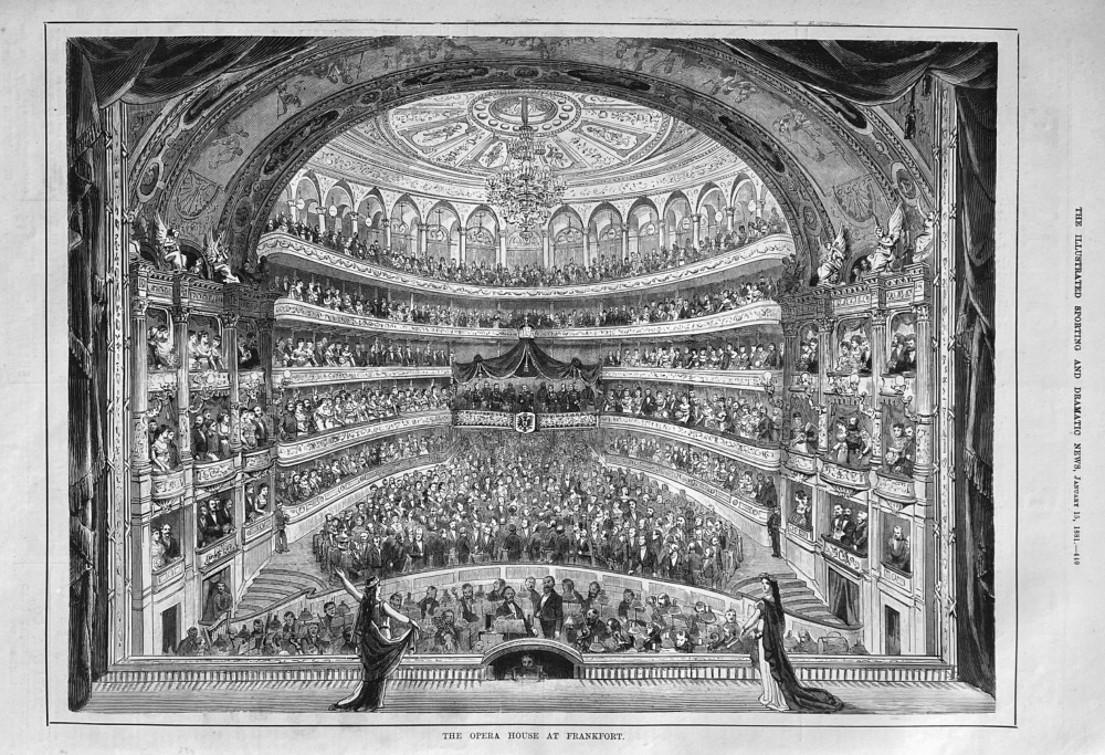 The Opera House at Frankfort.  1881.