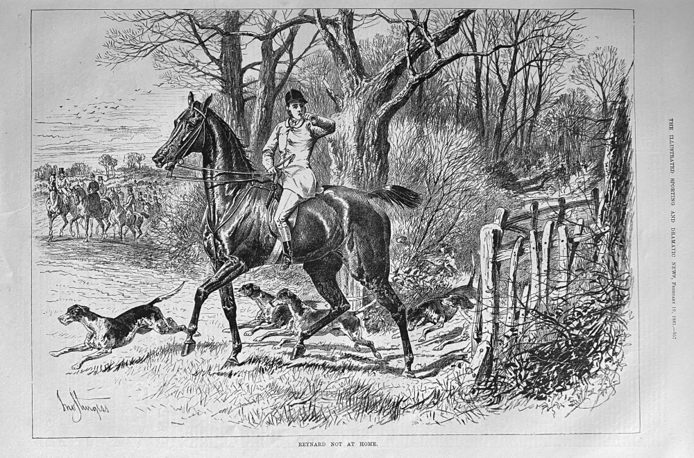 Reynard not at Home. 1881.
