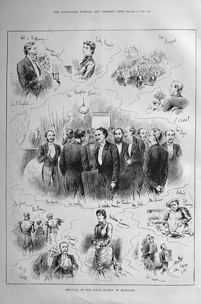 Festival of the Royal Society of Musicians.  1881.