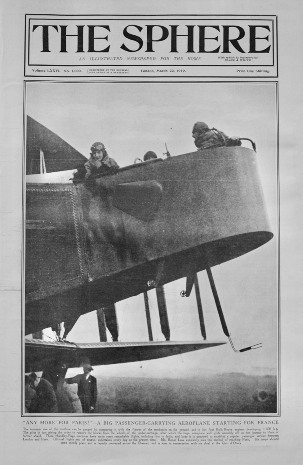 The Sphere - March 22, 1919