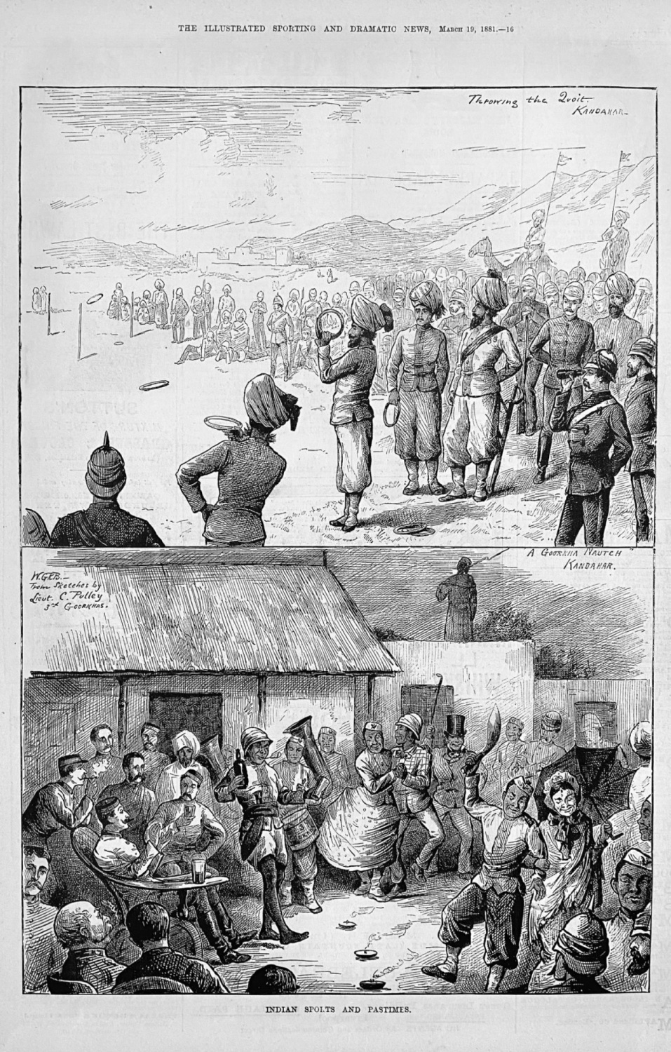 Indian Sports and Pastimes.  1881.