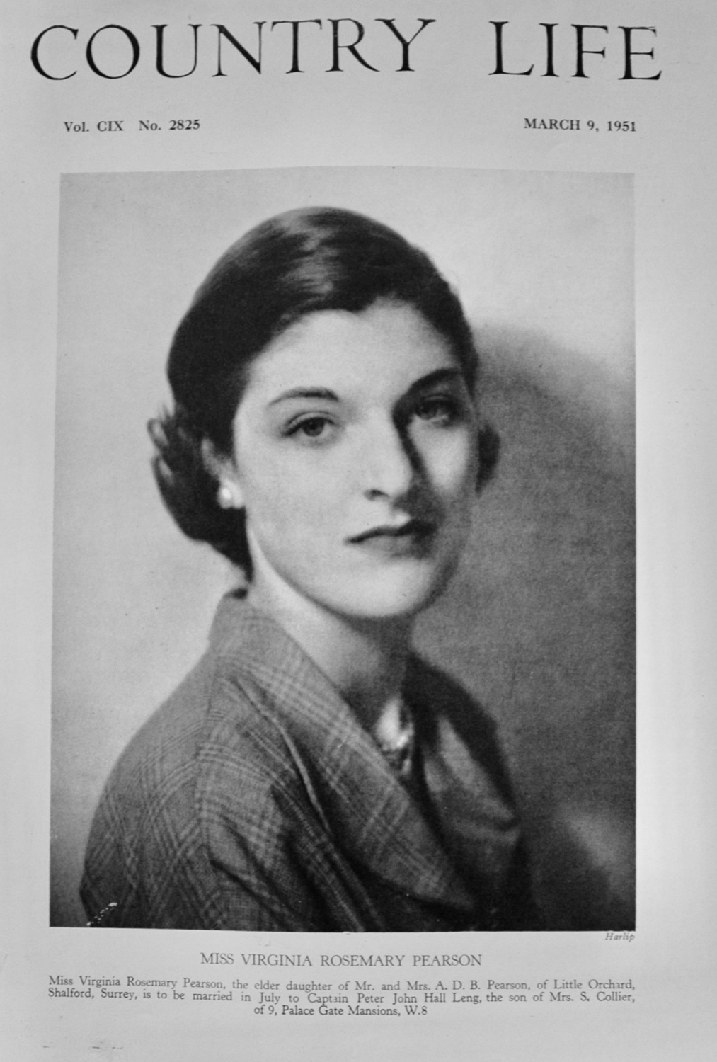 Miss Virginia Rosemary Pearson